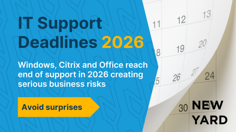 Overview of IT platforms reaching their End of Life or End of Support in 2026