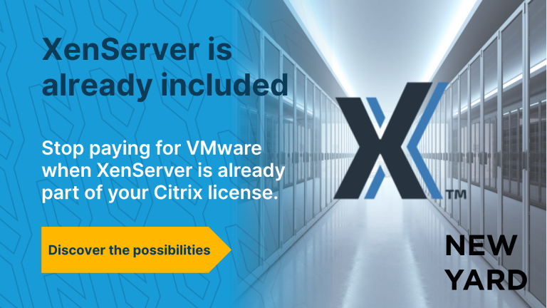 XenServer is already included / Stop paying for VMware if you already have XenServer in your Citrix license / Explore the possibilities